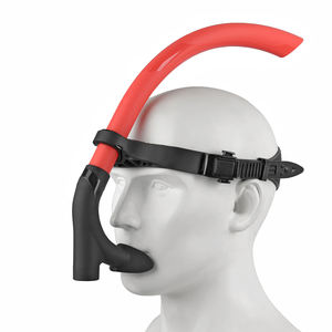 ALoma Factory Logotipo personalizado Natación Snorkel Air Drop Seguridad <span class=keywords><strong>Nadador</strong></span> Tubo <span class=keywords><strong>de</strong></span> respiración Tubo <span class=keywords><strong>de</strong></span> esnórquel frontal para adultos - Product Image 4