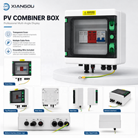 Boîtier de Combinaison Solaire Photovoltaïque 1 Entrée 1 Sortie 1 Chaîne 600V CC IP65 20A avec Fusible MCB SPD pour Système Photovoltaïque Connecté au Réseau sur Toit Xiangou Electric OEM/ODM