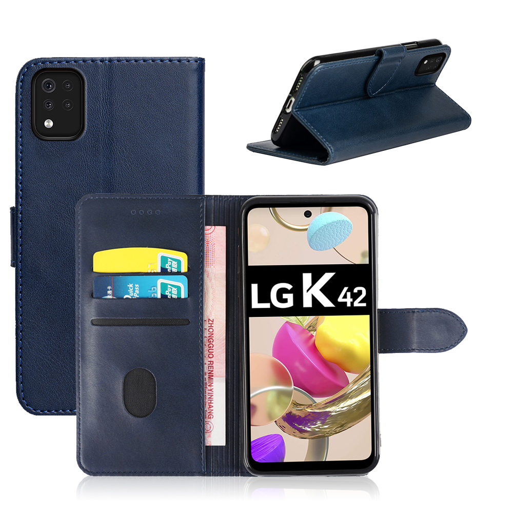 HualuBro Cover per LG Velvet, Flip Cover a Libro in Retro PU