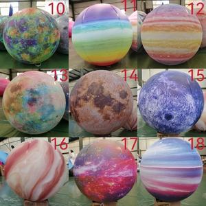 Acara Promosi Bola Planet Tiup LED Raksasa yang Spektakuler, Delapan Planet Tata Surya yang Dapat Di Tiup - Product Image 2