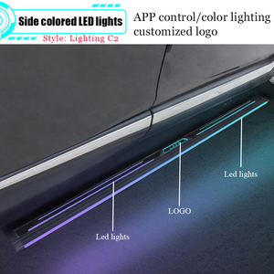 Pedales eléctricos de paso lateral automático YLC, barra Nerf Exterior de potencia, estribo plegable para Ford <span class=keywords><strong>Bronco</strong></span> 4dr - Product Image 5