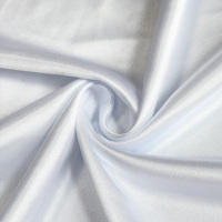 Tissu tricoté interlock uni brillant 100 % polyester haute densité de qualité supérieure, personnalisé en usine, vente en gros, pour vêtements de sport