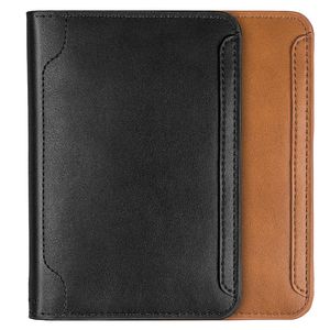 De alta calidad de piel de vaca de cuero genuino <span class=keywords><strong>2</strong></span> <span class=keywords><strong>veces</strong></span> hebilla magnética cartera para hombres de cuero titular de la tarjeta - Product Image 4