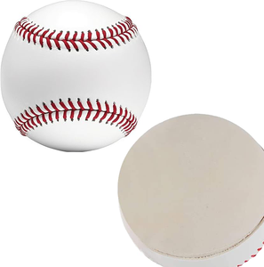 Palle da baseball per mancini da 9 pollici con nucleo in sughero massiccio, resistenti - Senza autografi, logo personalizzato, per allenamento sportivo, regali con autografo per mazze in PVC - Product Image 1