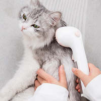 Spray nettoyant doux réglable en plastique, sans rinçage, élimine les poils lâches et les taches, pour animaux domestiques (chats et chiens), éliminateur de squames.