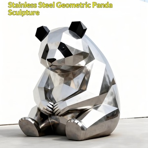 Esculturas de Acero Inoxidable Personalizadas de China, Diseños de Arte Abstracto Moderno, Figuras de Animales, Paisajes Exteriores, Oficinas de Ventas, Agua - Product Image 2