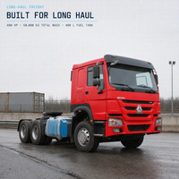 Camion tracteur Howo à conduite à droite 6x4 371 375HP Sinotruk RHD Prime Mover pour l'Afrique