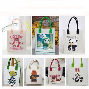 Bolsa de Fieltro de Gran Capacidad con Diseño de Dibujos Animados, Bolsa de Recuerdos para Niños y Adultos - Product Image 3