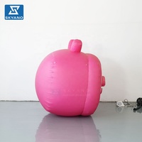 Décoration de fête et d'événement durable en PVC gonflable scellé, modèle de télévision de dessin animé, pour centres commerciaux et festivals