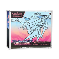 Boîte de protection et de présentation en acrylique transparent anti-UV de haute qualité, directement de l'usine, avec couvercle magnétique pour ETB Elite Trainer Box Chaos Rising