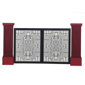 Tự Động Mở Sắt Hàng Rào Cổng Kim Loại Thiết Kế Cho Biệt Thự Nhập Đu Mô Hình Đồ Họa Trên Kênh Cổng Nhà - Product Image 4