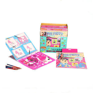 Portafolio de bocetos mágicos para niños, con plantilla de PP rosa - Product Image 1
