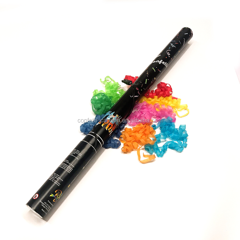 Flameproof metallic streamer Mixed Color Metallic Electric Streamer Confetti Cannon Shooter Party Popper