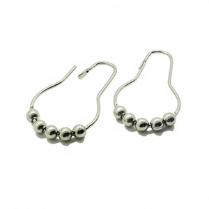 YIWANG, venta al por mayor, gancho de ducha de acero inoxidable, ganchos de anillo de cortina - Product Image 3