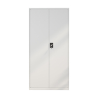 Armoire à dossiers métallique latérale avec étagères réglables, rangement robuste en acier pour l'organisation des documents de bureau, acier laminé à froid