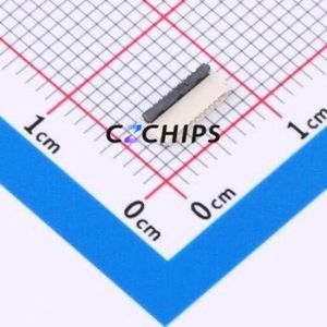 HW0510010-102R-001 FFC/FPC Connector SMD,P=0.5mm,Horizontal Mount Connector Flip Cover Type Double Side Contact / Top Bottom - Product Image 1