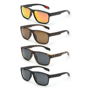 نظارات شمسية مستقطبة فاخرة للرجال والنساء بإطار TR90 مربع خفيف الوزن للغاية وتصميم عصري راقي مع شعار مخصص بالجملة - Product Image 6