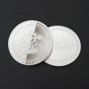 판매용 맞춤형 메탈 동물 실버 코인, 퓨어 컬러 코인 - Product Image 6