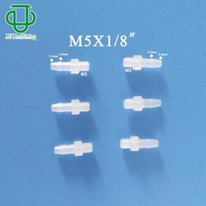 Conector de Plástico Roscado M5X1/8 para Uso Industrial con Gas y Líquido de Diámetro Pequeño - Product Image 1