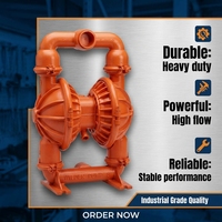 Pompe à diaphragme AODD Wilden T8 en métal, pompe de transfert pneumatique de 2 pouces pour la manipulation de liquides industriels