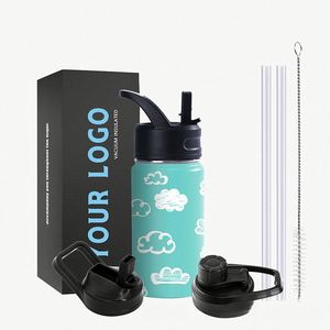 Reusable Kids Thermal Tumbler Bottles Child School <b>Metal</b> Stainless Steel Insulated Water Bottle Keep Cold and Hot - Product Image 1