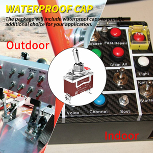 Công Tắc Bật Tắt Hàng Hải Công Tắc Bật Tắt Chống Nước 12V DC 30A Công Tắc Bật Tắt Chống Nước 250V AC 15A Chịu Tải Nặng Với Thời Tiết Bảo Vệ Nắp Bật/Tắt SPST 2 Pin - Product Image 6