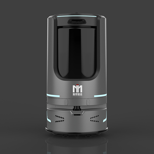 High Quality Enclosed Food Delivery Robot with 10.1inch Display Laser Navigation 24h Runtime
