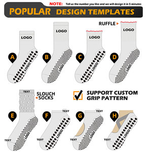 التطريز شعار اليوغا قبضة عدم الانزلاق الجوارب لطيف كشكش اليوغا قبضة الجوارب مخصص بيلاتيس قبضة الجوارب - Product Image 2
