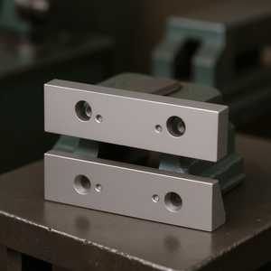 Mandril liso para tornillo de banco modular, 100 mm de longitud, pieza de repuesto de acero mecanizado de precisión - Product Image 3