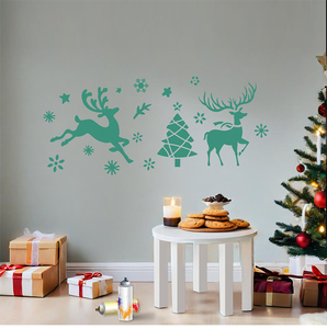 Nhà Sản Xuất Nhựa Thủ Công Stencils Cho Nghệ Thuật Vẽ Tranh Phun Cửa Sổ Cửa Kính Gỗ - Product Image 3