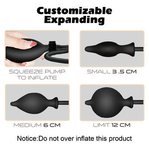 En çok satan silikon <span class=keywords><strong>Anal</strong></span> balon pompası şişme <span class=keywords><strong>Anal</strong></span> Plug siyah erkekler kadınlar için <span class=keywords><strong>Anal</strong></span> dilatör <span class=keywords><strong>Anal</strong></span> Jouet Sexuels - Product Image 4