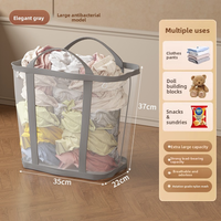 Panier à linge pliable de grande capacité pour le rangement des vêtements à la maison, panier à linge mural pour salle de bain
