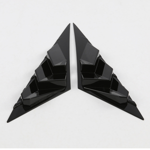 Car Rear <b>Window</b> ABS Carbon Fiber Print Side <b>Cover</b> Trim Sticker Vent Scoop for 2021 2022 2023 2024 2025 - Product Image 5