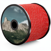 Corde d'escalade statique haute résistance 8mm 10mm 12mm en nylon réfléchissant Kernmantle pour le sauvetage, l'alpinisme et la sécurité en extérieur