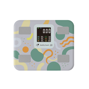 Balance connectée intelligente BIA 12 mesures ABS 180 kg 0,05 kg pour IMC, graisse, muscle, eau, os, 8 utilisateurs, 4 piles AAA, écran LCD 67 mm - Product Image 1