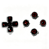 Pièce de rechange pour manette PS5 : Bouton directionnel en cristal pour fonction D-pad PS5, touches ABXY et levier analogique
