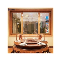Ventana Abatible e Inclinable de Aluminio y Madera de 88 mm de Ancho, Personalizada PDP, con Persiana, Pantalla Magnética, Diseño Gráfico Minimalista