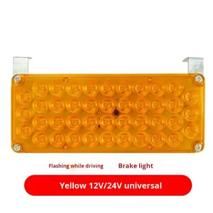 Mới màu vàng nhấp nháy hình chữ nhật dẫn đuôi tín hiệu ánh sáng cho xe tải kéo cứu hộ & Kỹ Thuật xe-10000 lumens 100W - Product Image 6