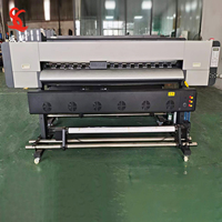 Impresora de Formato Grande de 1.9M con Cabezal de Impresión I3200 Xp600, Impresora de Inyección de Tinta Automática para Vinilo y Adhesivos de Automóviles, Plotter de Doble Cabezal de Impresión Rápida