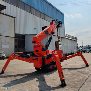 Pequeña grúa sobre orugas Mini autopropulsado <span class=keywords><strong>de</strong></span> alta calidad Precio Presupuesto Inalámbrico Venta caliente Spider Crane Fly Jib Boom Spider Crane - Product Image 5