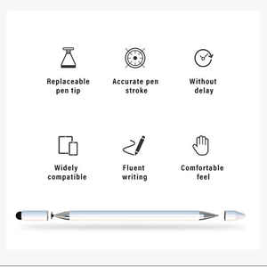 Bán buôn 3-in-1 đa chức năng màn hình cảm ứng Stylus bút Silicone điểm tốt điện dung Tương thích với các thiết bị di động - Product Image 6