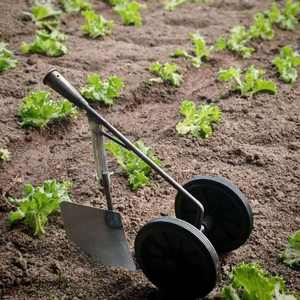 Ferramentas de Capina para Jardim em Aço Carbono Forjado, Enxadas Agrícolas para Escavação de Solo, <span class=keywords><strong>2</strong></span> Rodas, Arados Manuais <span class=keywords><strong>3</strong></span> em 1 - Product Image 2