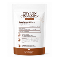 Capsules molles OEM ODM pour le soutien immunitaire, cannelle de Ceylan avec huile MCT