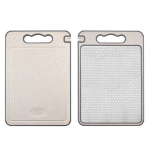 เขียงสแตนเลสพร้อมที่ลับมีดและที่ขูดเครื่องเทศ 4-in-1 เขียงครัวสองด้าน - Product Image 4