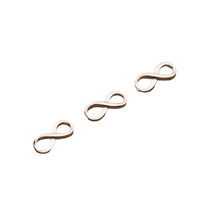 Genuine S925 Sterling Silver <b>Infinity</b> Clasps 8 Pieces for Jewelry Necklace <b>Bracelet</b> Making Quality Findings & Components - Product Image 4