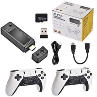 Konsol Game TV X9PRO HD 2.4G Nirkabel Retro HDMI Konsol Game Rumah PSP Arcade 3D dengan Pengontrol Isi Ulang