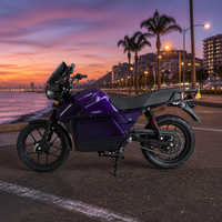 Moto électrique pour livraison de repas et trajets quotidiens, batterie interchangeable 72V avec porte-bagages arrière, Afrique