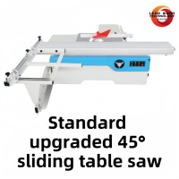 Scie à table coulissante de précision robuste haute précision 220V facile 90 coupes à 45 degrés composants de base moteur moteur Style horizontal