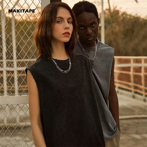 DQ712 Hangu Débardeur Stringer Homme Grande Taille, Mode Urbaine, Tricoté 100% Coton Écologique, Séchage Rapide, Respirant, Style Vintage - Product Image 3