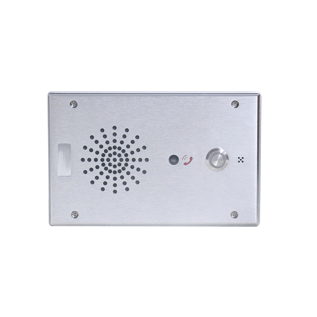 T Eco Sip System Wall Mount Poe Network Audio Intercom Terminal for Indoor Outdoor Emergency Paging System